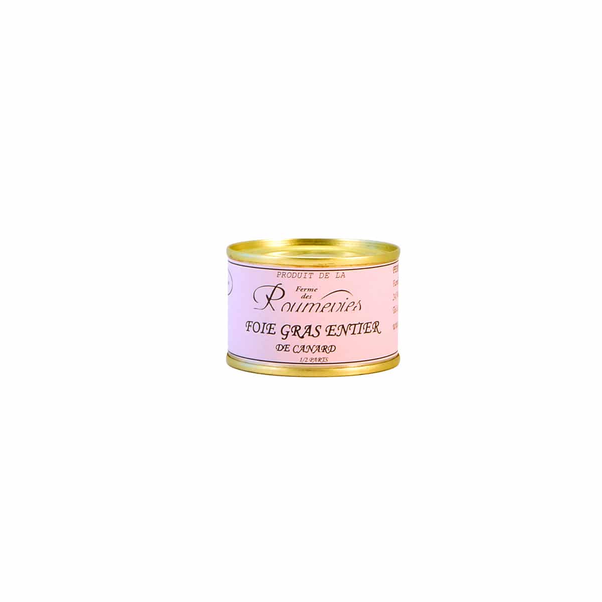 Foie gras entier 350 g (bocal) - La Ferme des Roumevies